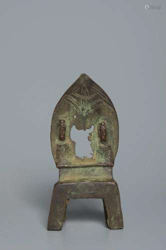 A RARE STELE OF BUDDHA NORTHERN WEI DYNASTY