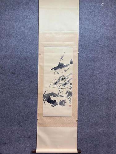 Qi Baishi(1864-1957) Shrimp