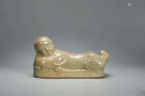 A LONGQUAN CELADON â€œBOYâ€ PILLOW MING DYNASTY