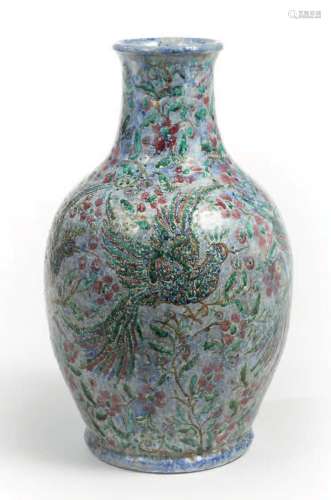 EDOUARD CAZAUX (1889-1974) Important vase balustre