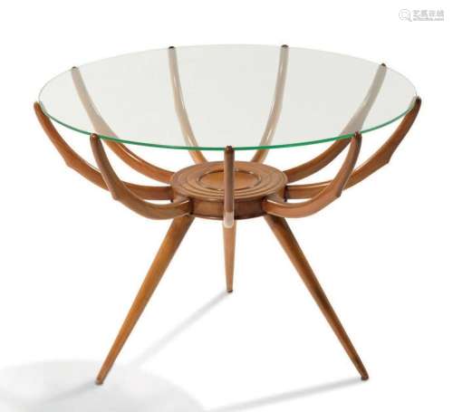 CARLO DE CARLI (1910-1971) Table basse modèle « Ragno »
