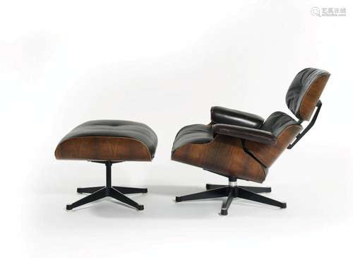 CHARLES et RAY EAMES Fauteuil modèle 670 dit « Lounge chair ...