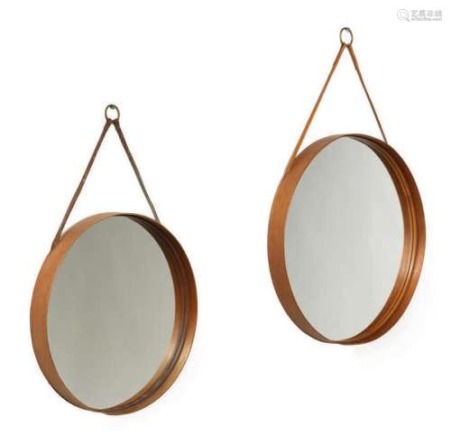 TRAVAIL SUEDOIS Deux miroirs circulaires