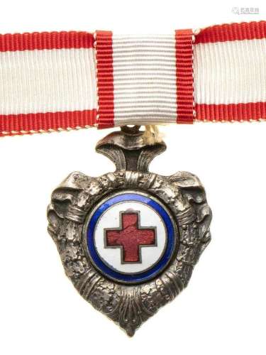 ITALY, KINGDOM DANCE OF THE RED CROSS, MEDAL FOR LADY SILVER...