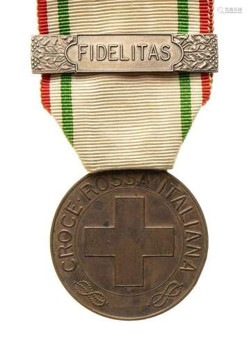 ITALY, KINGDOM BRONZE MEDAL OF MERIT OF THE CRI BRONZE, 33 M...