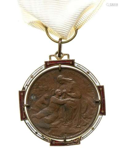 ITALY, KINGDOM MEDAGLIA COMMEMORATIVA DELLA CRI NELLA GRANDE...