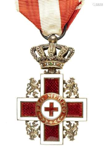 HOLLAND ORDER OF THE RED CROSS I CLASS GOLDEN SILVER, 39X63 ...
