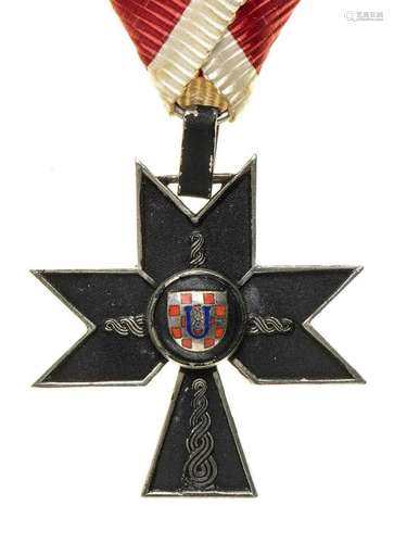 CROATIA, INDEPENDENT STATE ORDER OF THE IRON CLOVER IV CLASS...