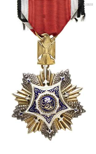 EGYPT ORDER OF MERIT, V CLASS SILVER, ENAMELS, 45,7X64 MM V ...