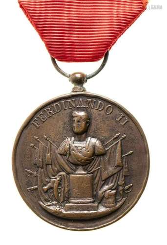 ITALY, ANCIENT STATES, KINGDOM OF NAPLES MEDAL OF SENIORITY ...