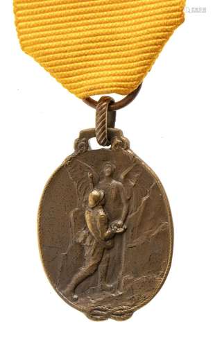 ITALY, KINGDOM MEDAL 33 RGT INFANTRY 15-18 BRONZE, 24X34 MM ...