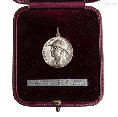 ITALY, KINGDOM MEDAL TO THE HEROIC INFANT OF ITALY SILVER, 2...