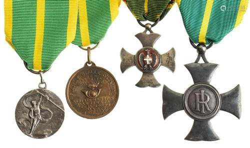 ITALY, KINGDOM-REPUBLIC LOT OF MEDALS AND CROSSES GDF METALS...