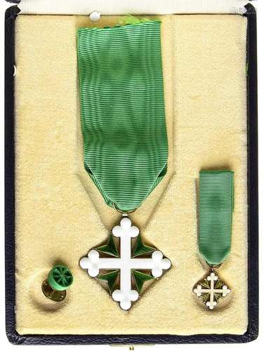 ITALY, REPUBLIC ORDER OF SAINTS MAURIZIO AND LAZZARO, KNIGHT...