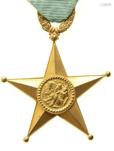 ITALY, REPUBLIC ORDER OF THE STAR OF SOLIDARITY, SIGN OF KNI...