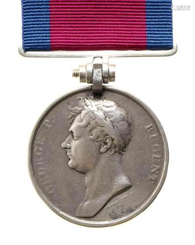 UNITED KINGDOM MEDAL OF WATERLOO SILVER, 36 MM RARE COMMEMOR...