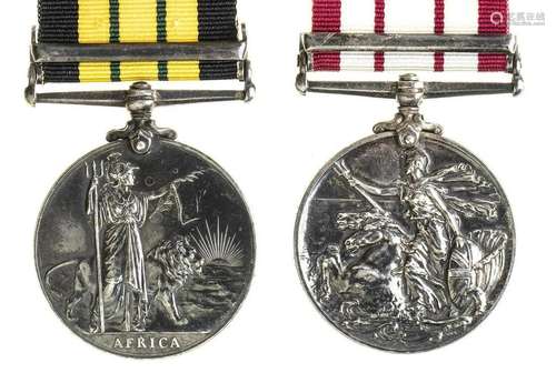 UNITED KINGDOM LOT OF TWO MEDALS, NAVAL GENERAL SERVICE AND ...