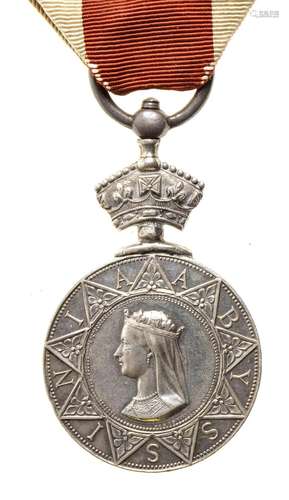 UNITED KINGDOM MEDAL FOR THE ABISSINIAN CAMPAIGN SILVER, 32,...