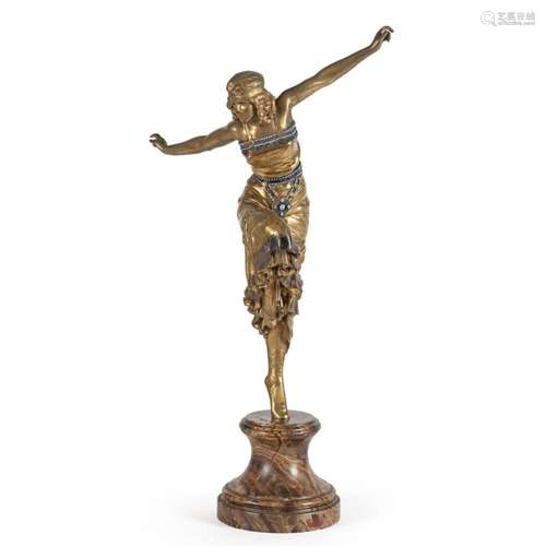 Paul Philippe, gilt bronze sculpture