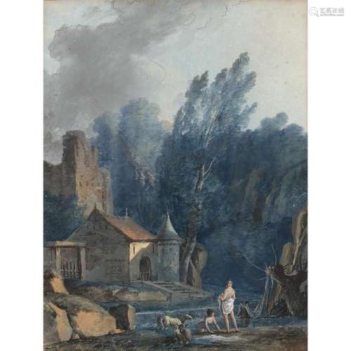 ANTOINE-PIERRE MONGIN (Paris 1761 - Versailles 1827) Les bai...