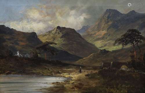 William Richards (Jameson), oil on canvas, Ben Nevis, signed...