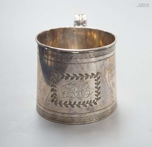 A George III silver small mug, Thomas Wallis & Jonthan H...