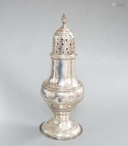 A George III silver baluster pepperette, Thomas Daniell, Lon...