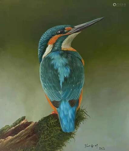 Kim Kyung-Mi, Kingfisher Painting