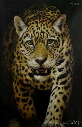 Kim Jong-Soo, Leopard Painting