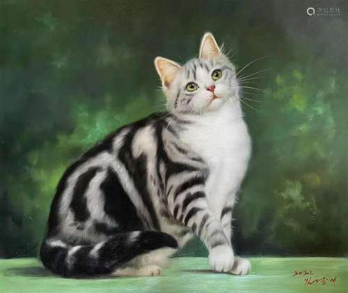 Jin Jingmei, Cat Painting