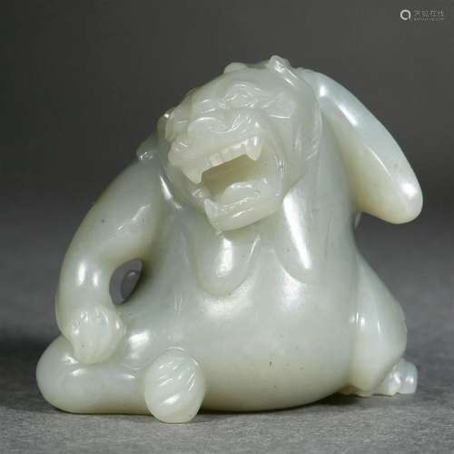 Carved Jade Bear