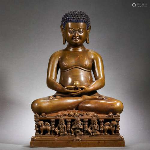 Copper Alloy Figure of Maitreya