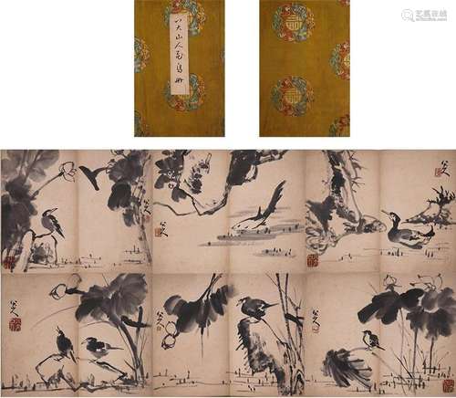 Zhu Da, Chinese Flower and Bird Painting Album