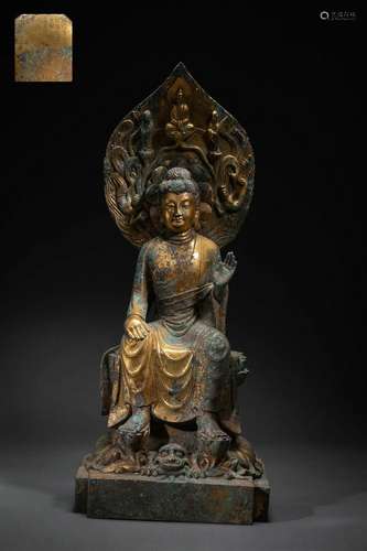 Gilt Bronze Figure of Buddha