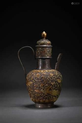 Silver Gilding Ewer