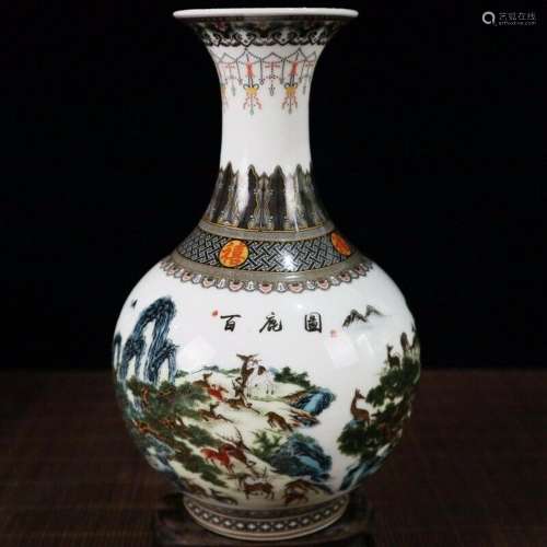 Chinese Porcelain Handmade Exquisite Vases 66519