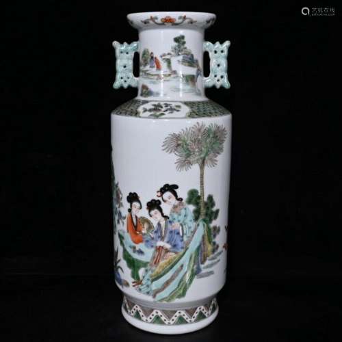 Chinese Porcelain Handmade Exquisite Vase  12926