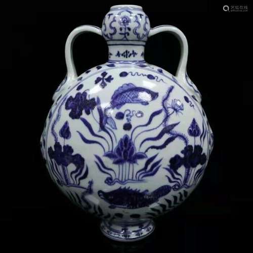 Chinese Blue and white Porcelain Handmade Exquisite Vases 26...