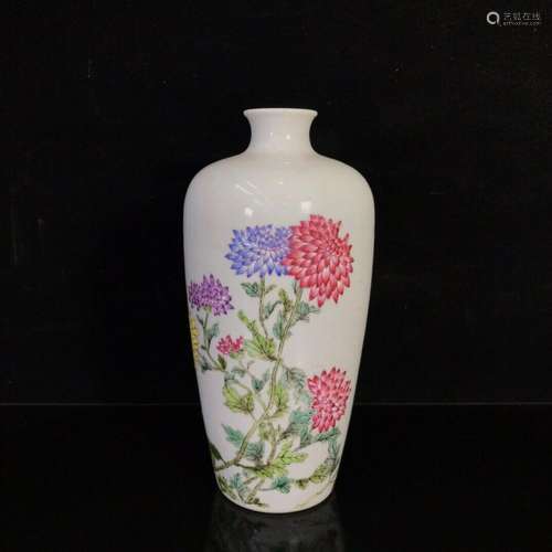 Chinese Porcelain Handmade Exquisite Plum blossom Vase   123...