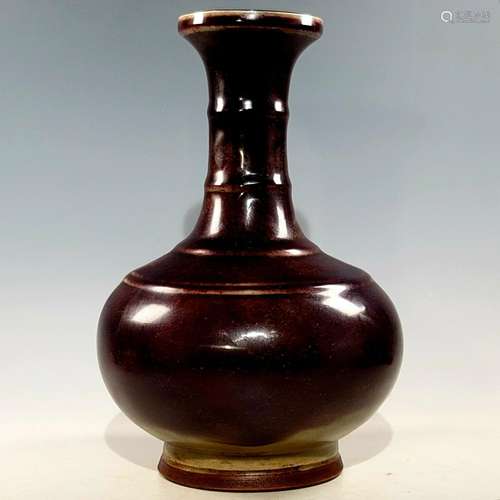 Chinese Kiln change Porcelain Handmade Exquisite Vase  10458