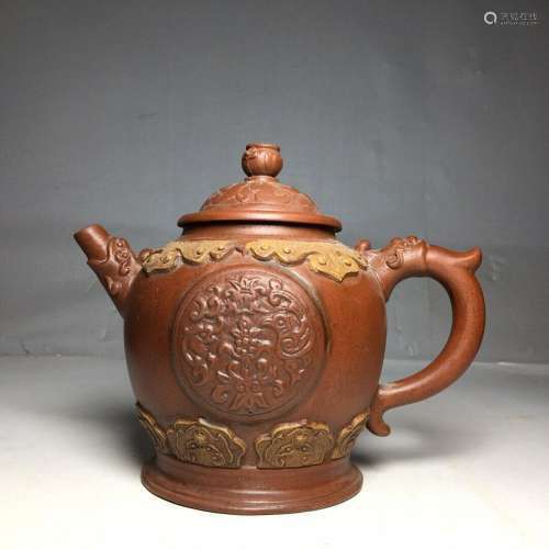 Chinese Yixing Zisha Handmade Exquisite Teapot 51805