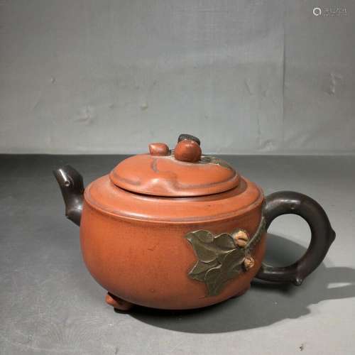 Chinese Yixing Zisha Handmade Exquisite Teapot 77819