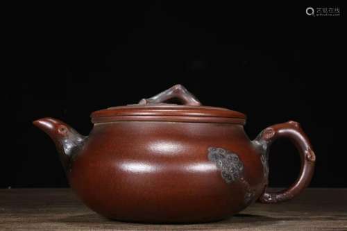 Chinese Yixing Zisha Clay Handmade Exquisite Teapot 78936