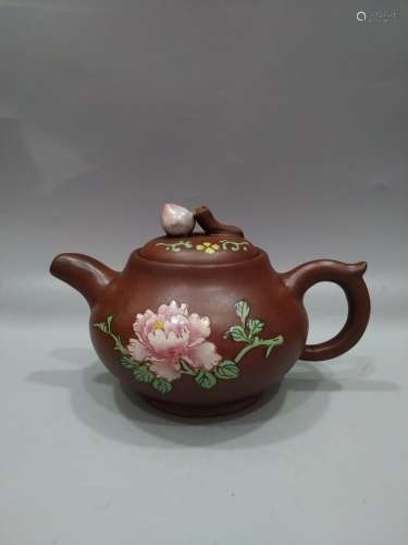 Chinese Yixing Zisha Clay Handmade Exquisite Teapot 10237