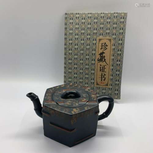 Chinese Yixing Zisha clay Handmade Exquisite Teapot   13680