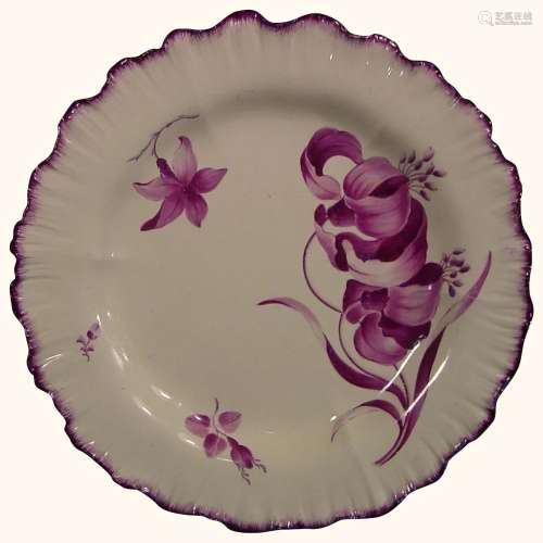 Antique Wedgwood Plates Painted by James Bakewell c.1770