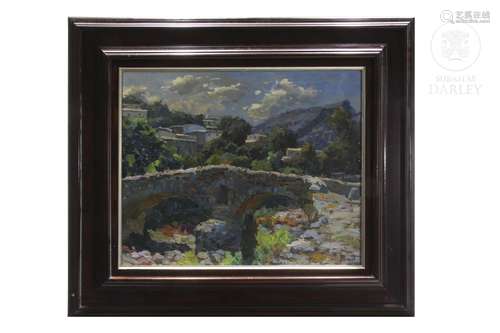 Jordi Baget (1930) "Roman Bridge"