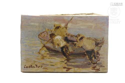 Jaime Costa Tur (1926) "Boats"