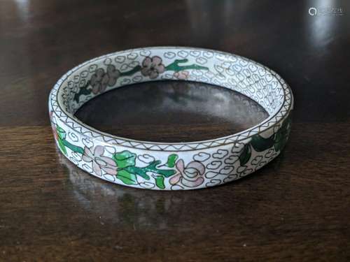 Antique Chinese Export Hand-Painted Porcelain Enamel Floral ...