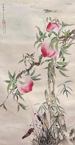 A Chinese Painting Signed Song Meilin